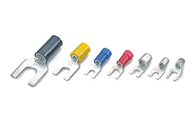 Fork Type Tinned Copper Cable Terminal Ends (Non Insulated & Insulated)